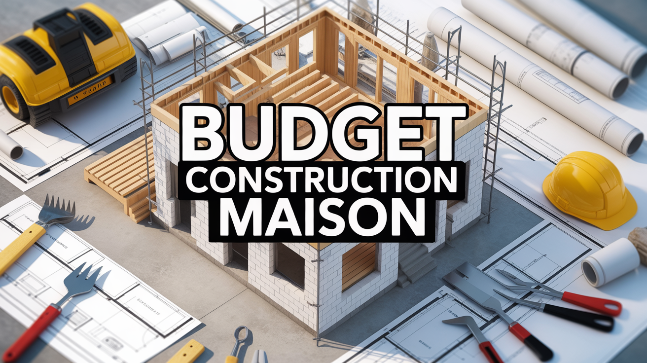 Illustration budget construction maison chantier plans