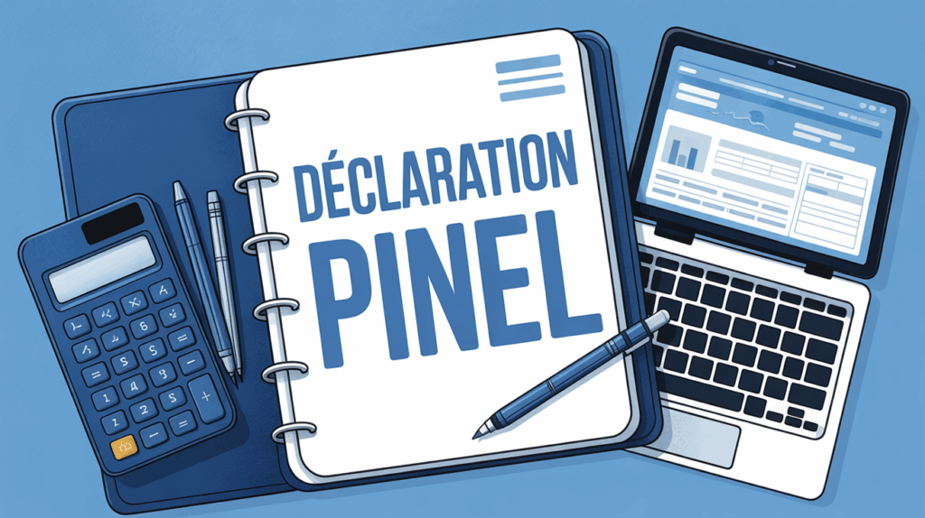 Dossier declaration Pinel sur table ambiance ordonnee