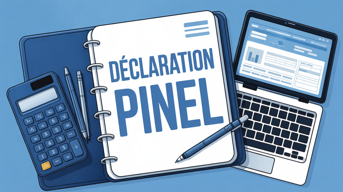 Dossier declaration Pinel sur table ambiance ordonnee