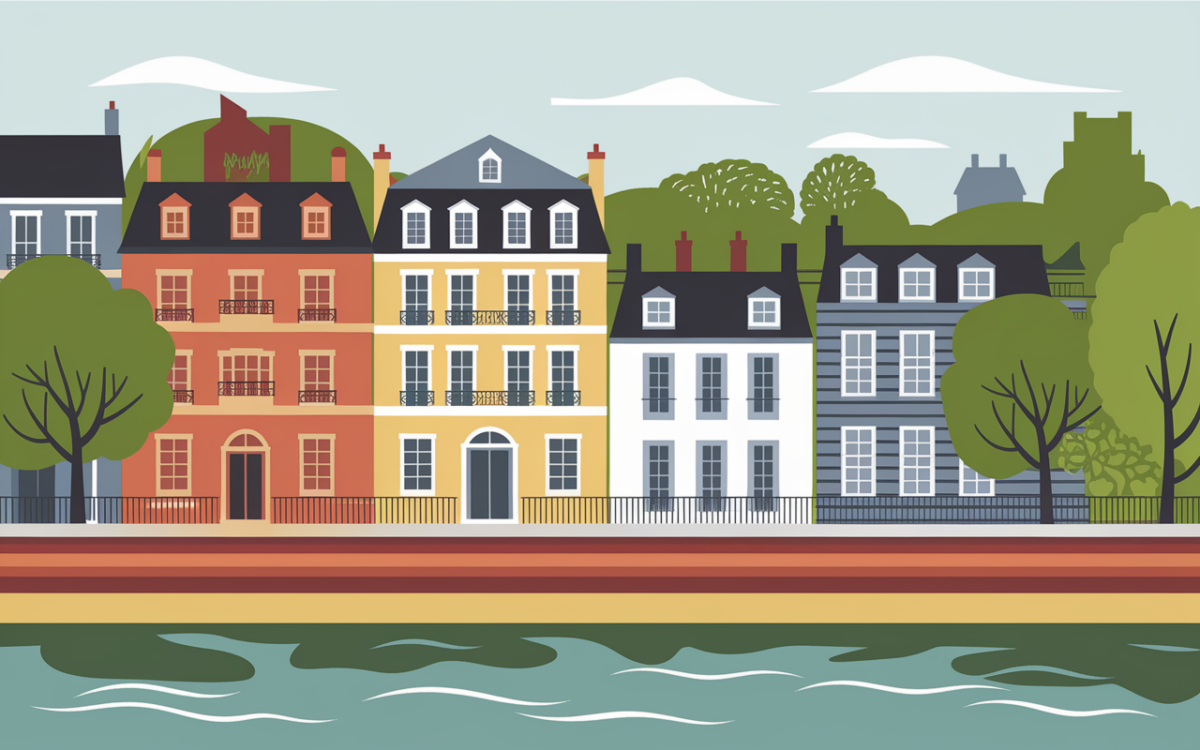 Architecture historique villas et modernes Hastings Caen