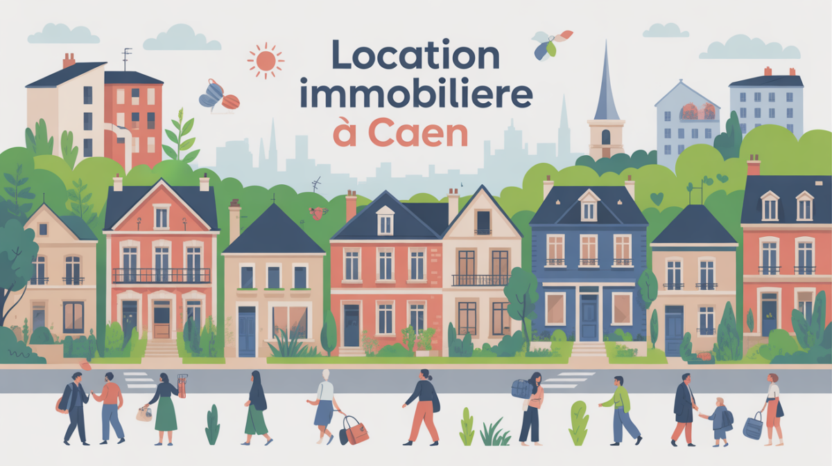 Illustration des quartiers Caen pour location immobiliere