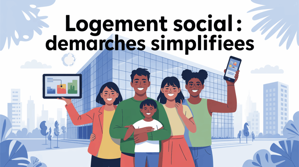 famille heureuse devant immeuble moderne AL’in