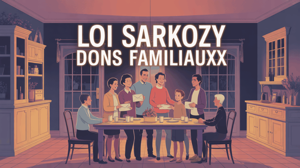 Plusieurs générations famille loi Sarkozy dons familiaux