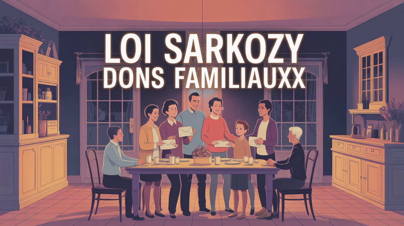 Plusieurs générations famille loi Sarkozy dons familiaux