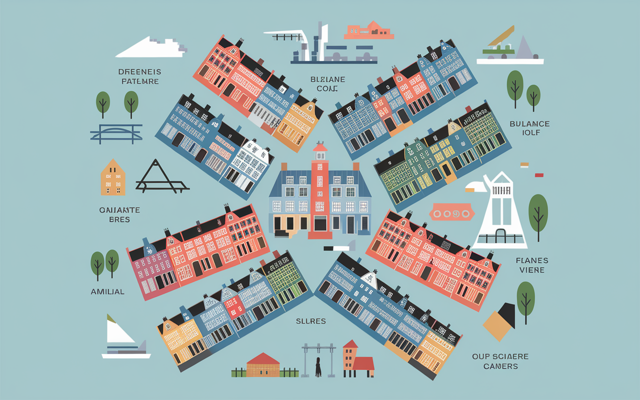 maison a amsterdam quartiers carte SEO