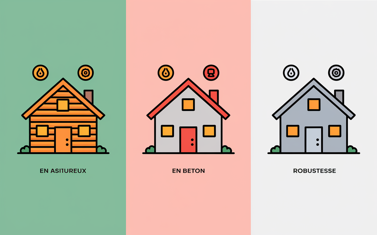Comparatif bois béton acier maison préfabriquée