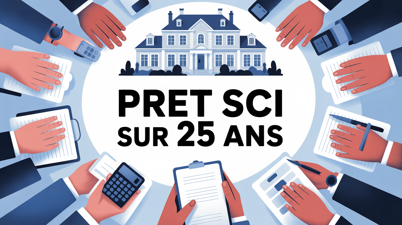 Pret SCI sur 25 ans illustration collective
