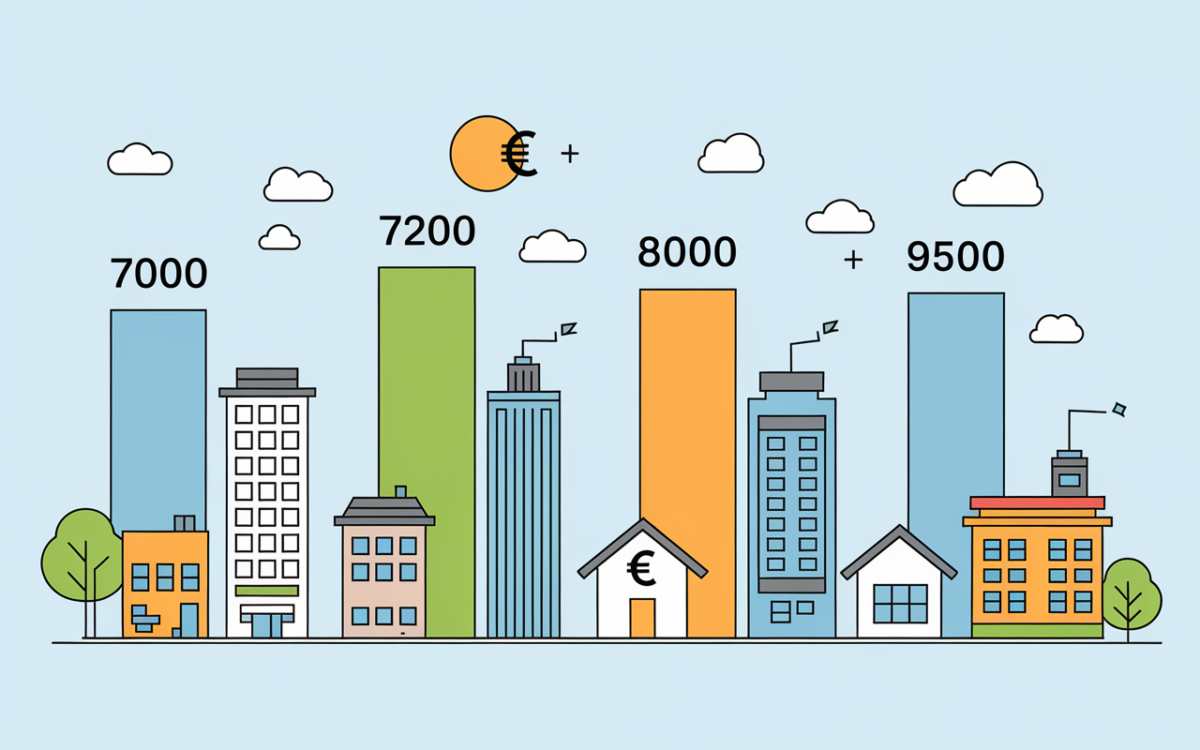 Graphique prix m2 quartiers Saint-Maur-des-Fossés