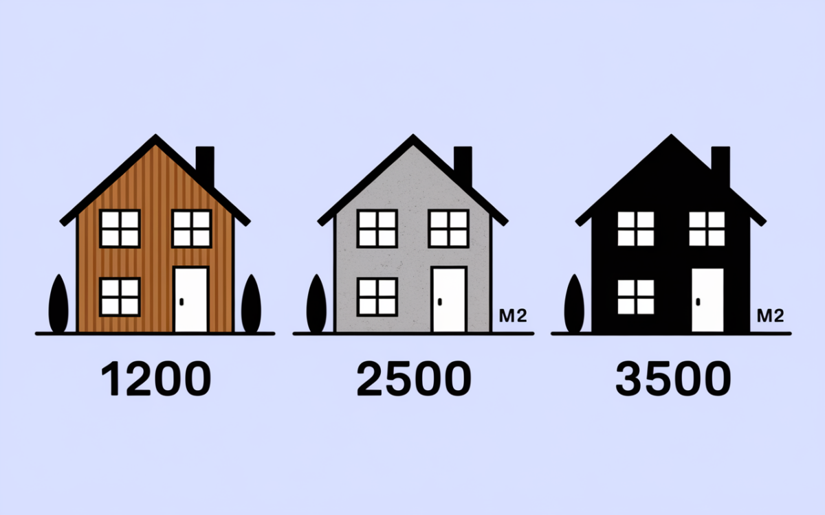 Tableau prix maison préfabriquée bois béton modulaire