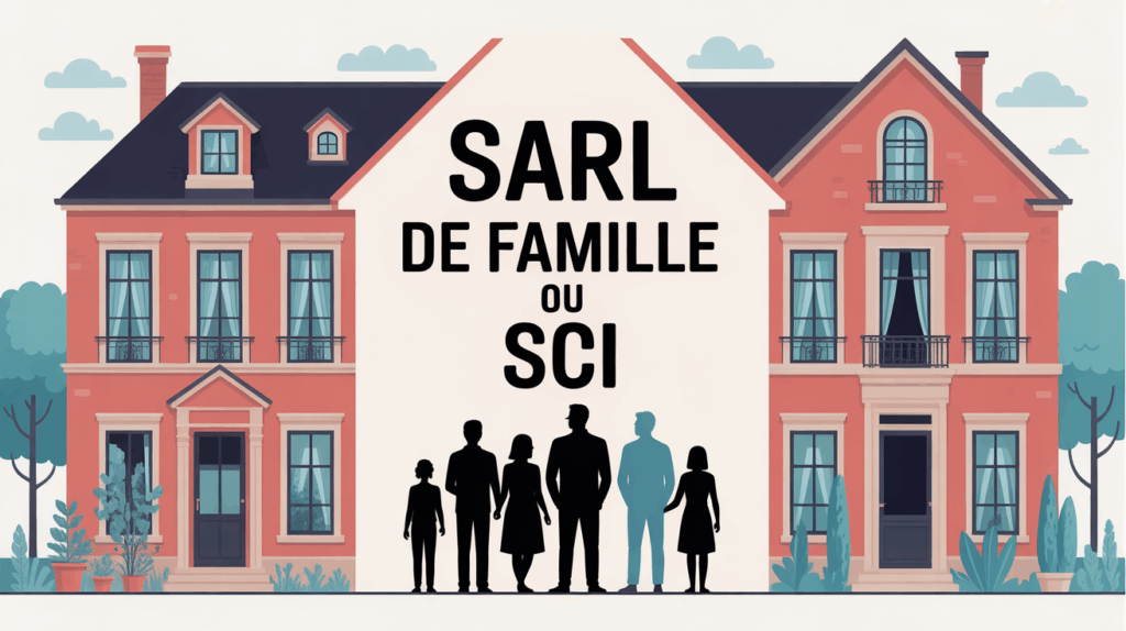 Illustration SARL de famille ou SCI decision maison famille