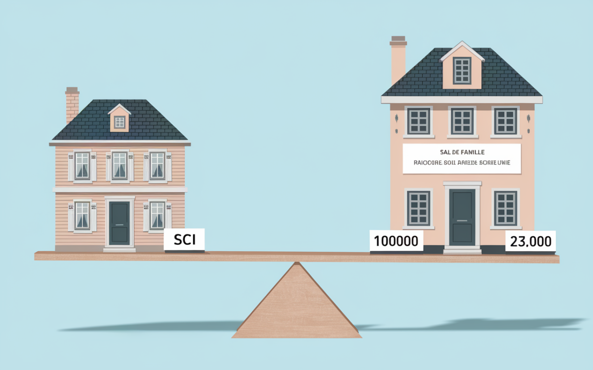 Balance SCI SARL de famille chiffres clés