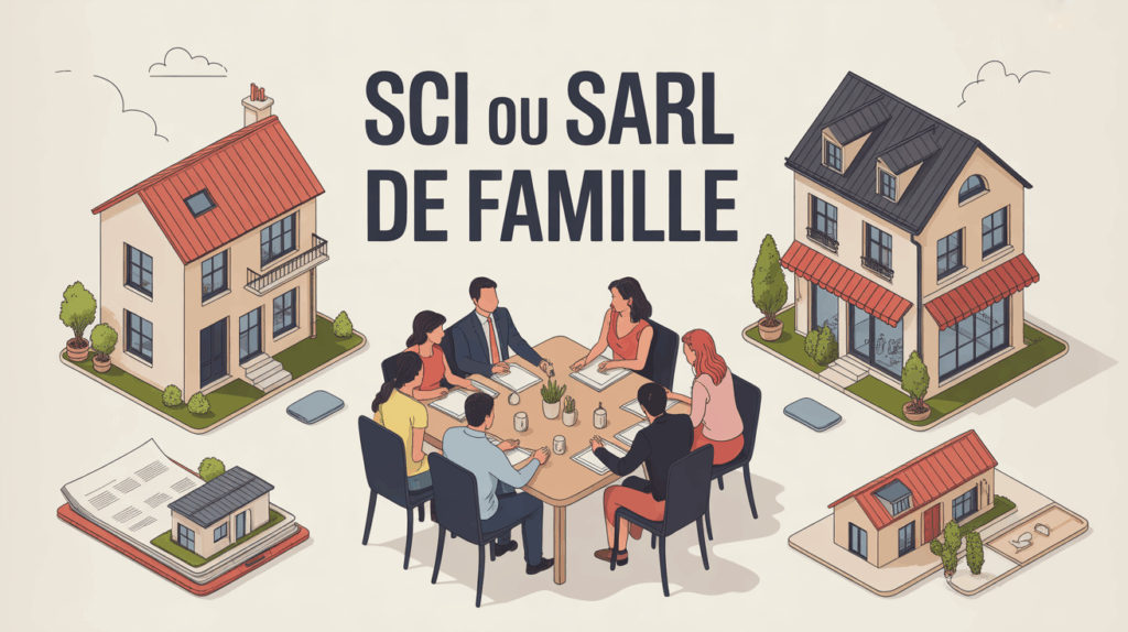 Comparatif SCI SARL de famille table immobilière