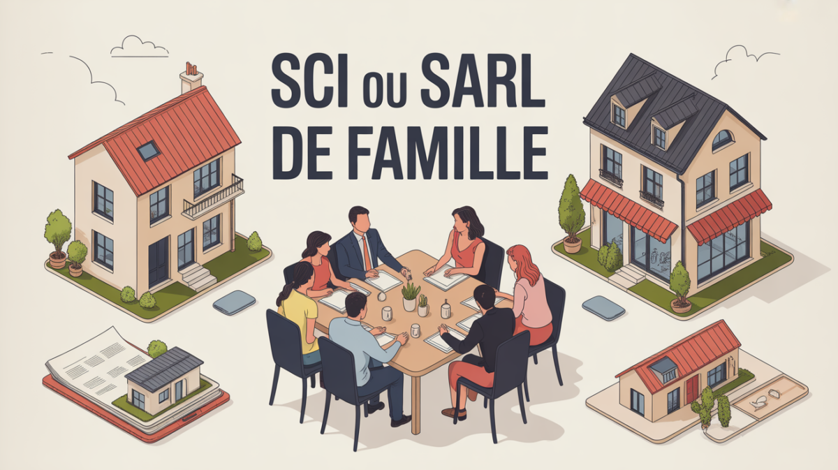 Comparatif SCI SARL de famille table immobilière