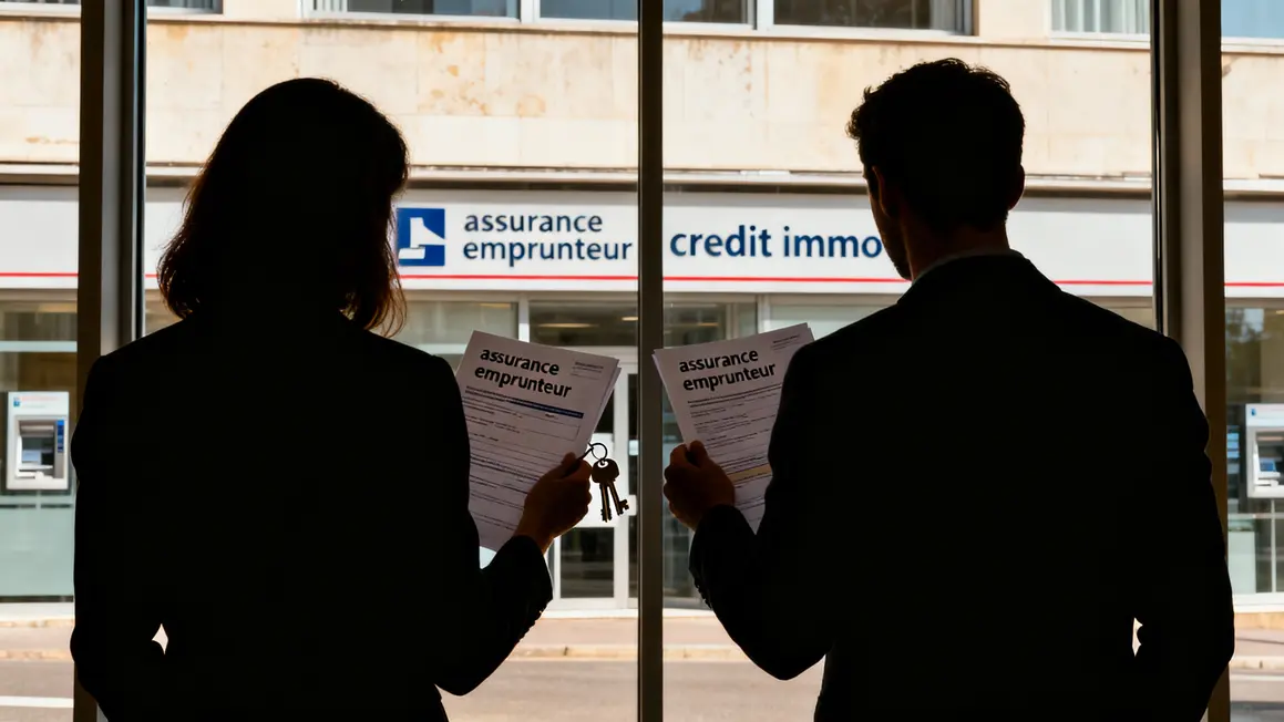 devant banque souscription assurance emprunteur credit immobilier