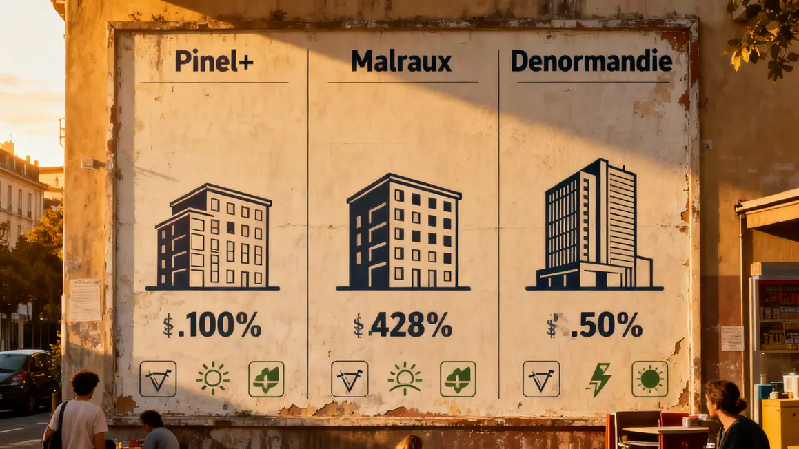 Dispositifs défiscalisation Bordeaux 2026 Pinel+ Malraux Denormandie