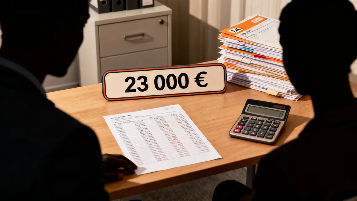 Tableau fiscalité LMNP, calculatrice, seuils 23 000 euros