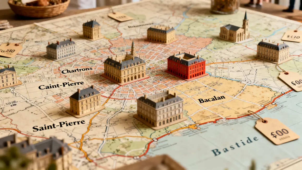Prix immobilier Bordeaux 2026 carte quartiers