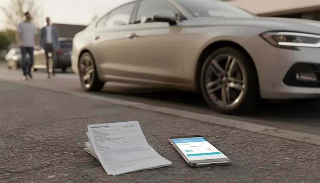 véhicule assurance auto temporaire attestation smartphone