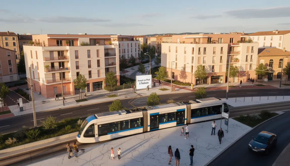 Vue urbaine Toulouse investissement Pinel