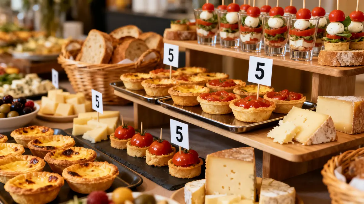 vin d'honneur maison buffet amuses-bouches recettes faciles