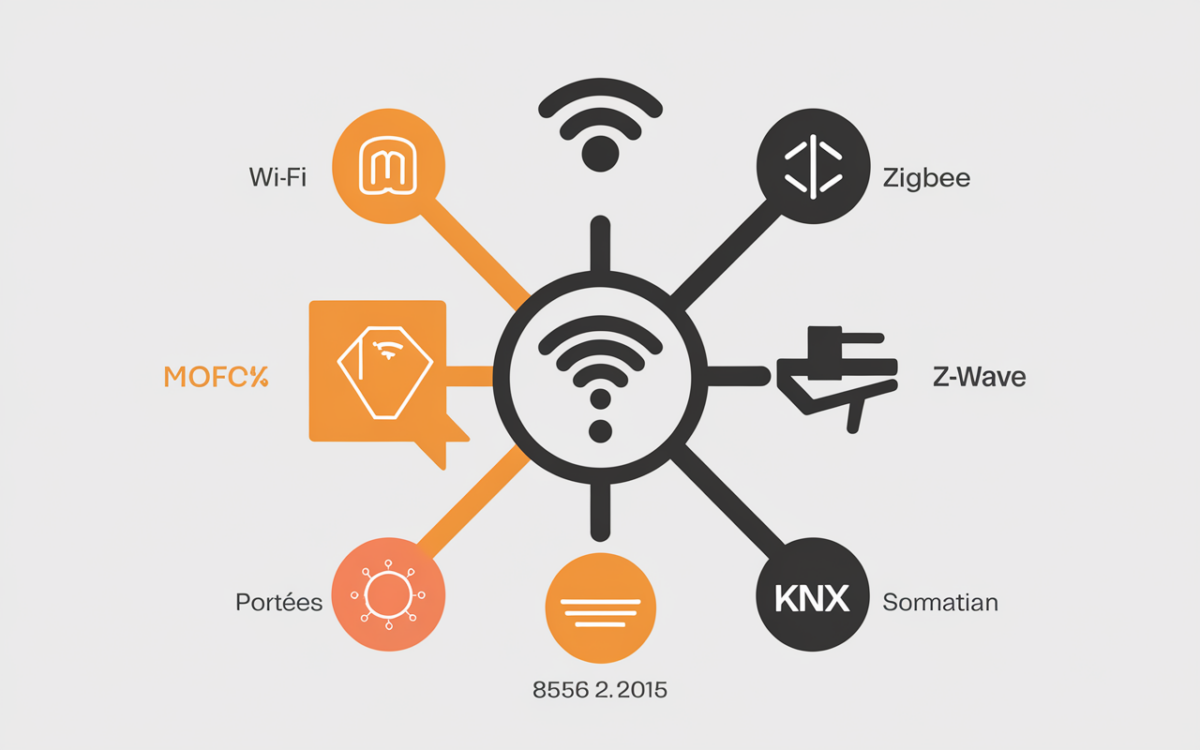Comparatif protocoles système domotique Wi-Fi Zigbee Z-Wave