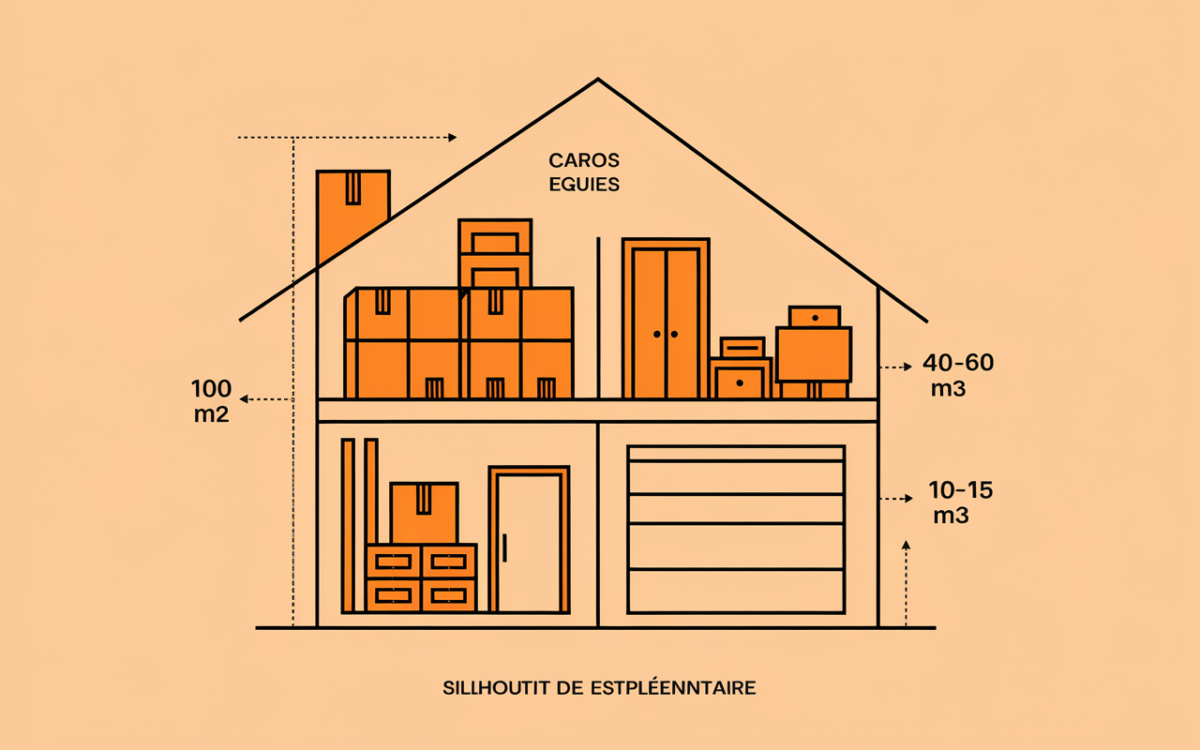 Vider maison calcul volume temps