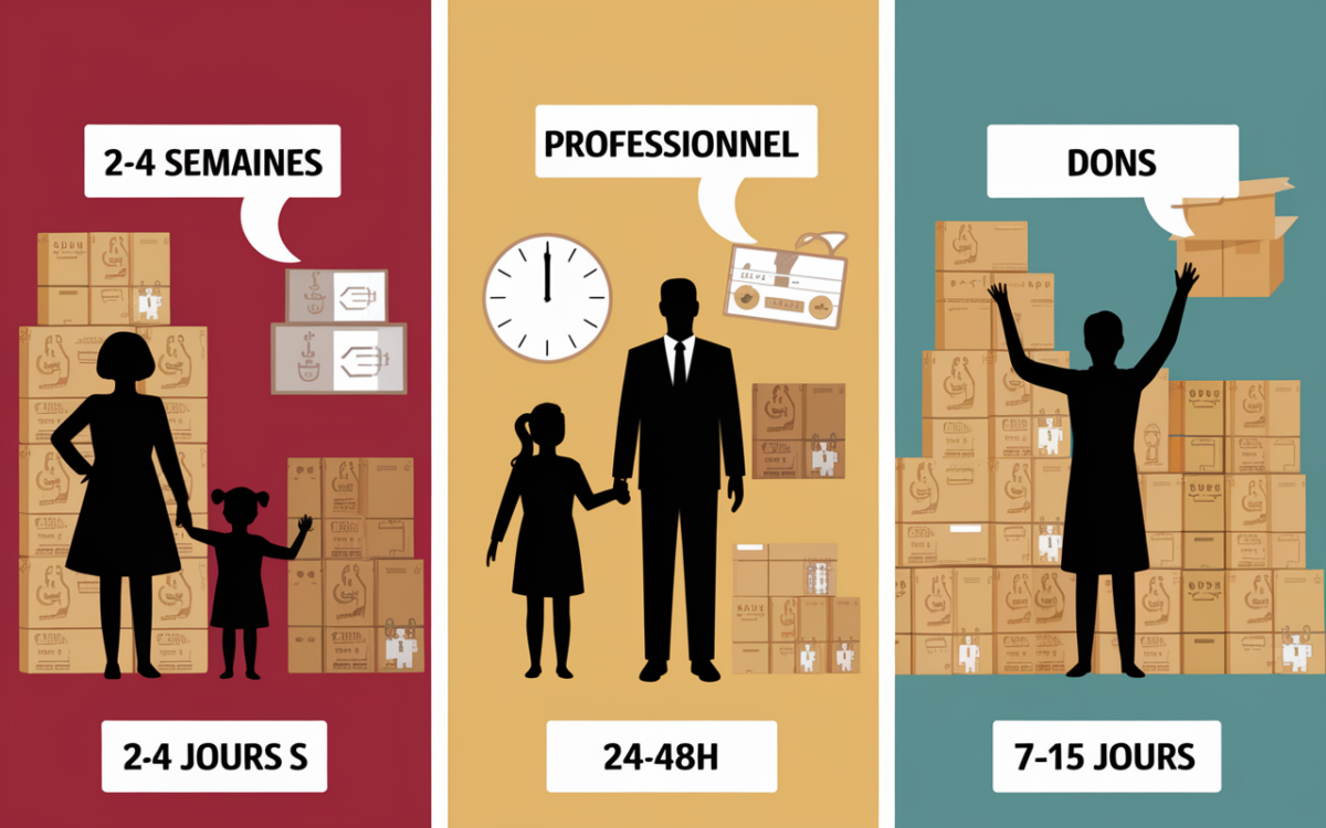 Vider maison tri estimation temps