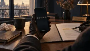 ECA assurance telephone : 09 69 32 04 18 affiché sur smartphone
