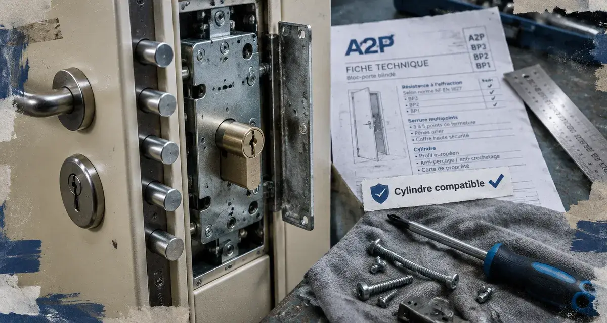Changer la serrure d’une porte blindée : choisir le bon niveau de sécurité et maîtriser le coût